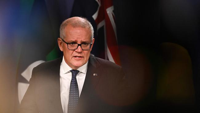 Former prime minister Scott Morrison will face more scrutiny over his secret ministry power grab. Picture: Steven Saphore / AFP