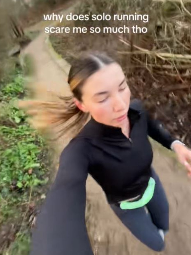 Women have become more vocal about their concerns when running online recently. Picture: TikTok