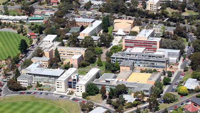 The University of Tasmania’s Sandy Bay campus. It is believed convicted paedophile Nicolaas Bester is one of a number of individuals who have been banned from all university properties.