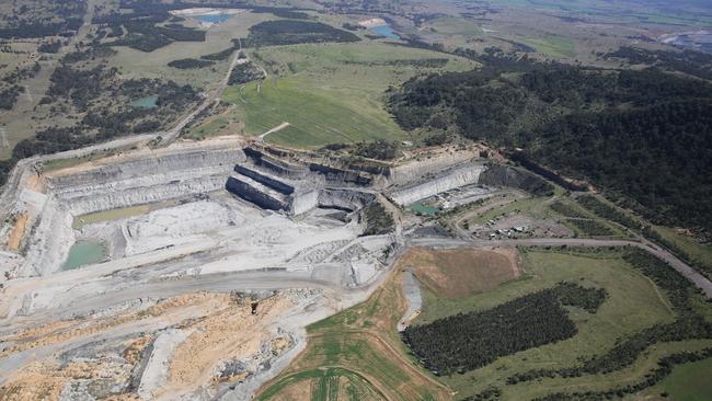 Drayton mine. Proposed coal mine location at Jerry's Plains in the Hunter Valley.