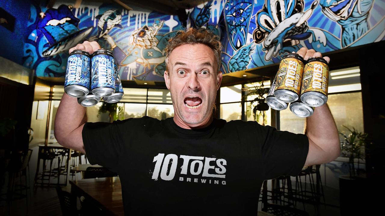 10 Toes Brewing’s Rupert Hall is excited to launch two new beers created at their Buderim site. Picture: Patrick Woods