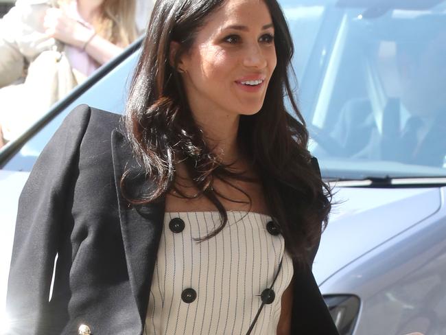 Meghan Markle has also worn an Australian designer for her engagement pictures. Picture: Chris Jackson/Getty Images.