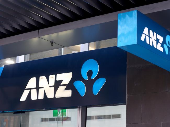 ADELAIDE, AUSTRALIA - NewsWire Photos 4, august, 2023:  Generics of ANZ bank signs in Adelaide. Picture: NCA NewsWire / Kelly Barnes