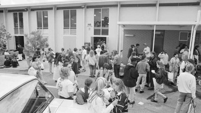 Deakin University Burwood Orientation day, 1993. Source: Deakin Archive.