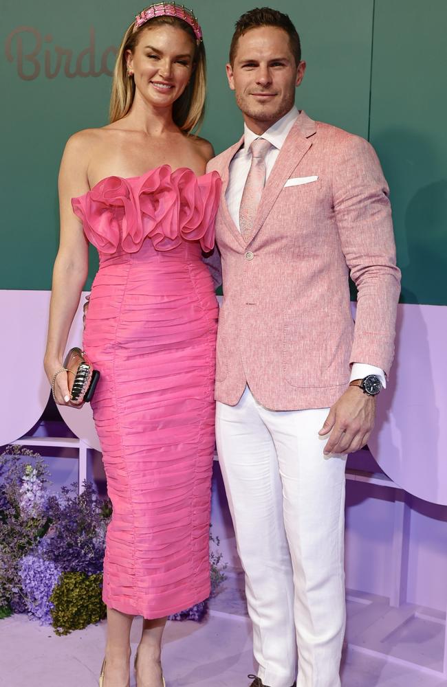 Amy Pejkovic and David Zaharakis. Picture: Getty Images