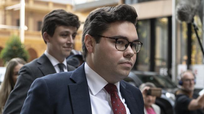 Bruce Lehrmann walks out of the supreme court in Sydney. Picture: NCA NewsWire/ Flavio Brancaleone