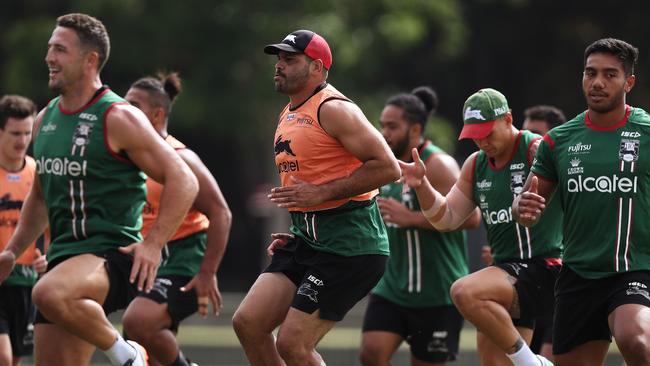 Greg Inglis during South Sydney training at Redfern Oval.