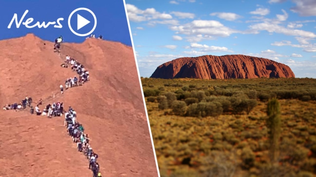 Tourists flock to Uluru as climbing ban approaches