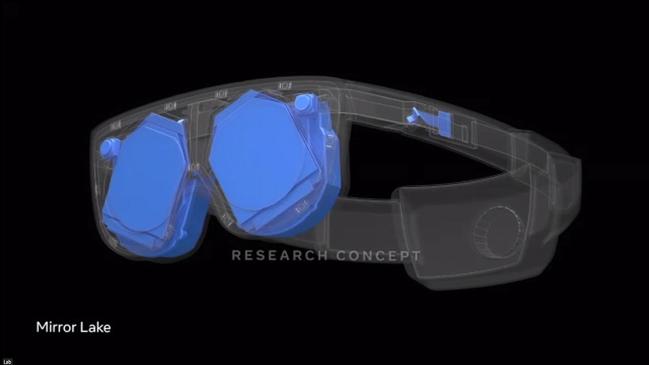 Meta’s “Mirror Lake” is a concept virtual reality glasses that takes some design elements from Microsoft Hololens.