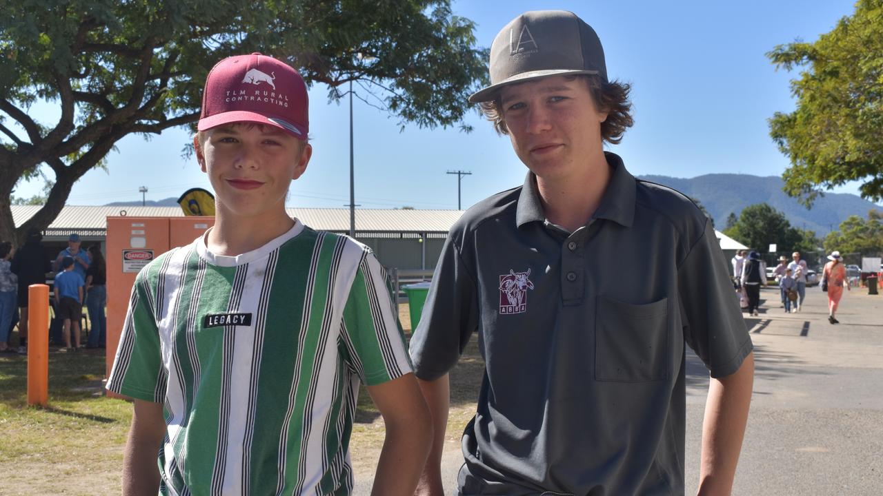 Trace Mellers and Ashton Mayfield at the 2024 Rockhampton Agricultural Show.