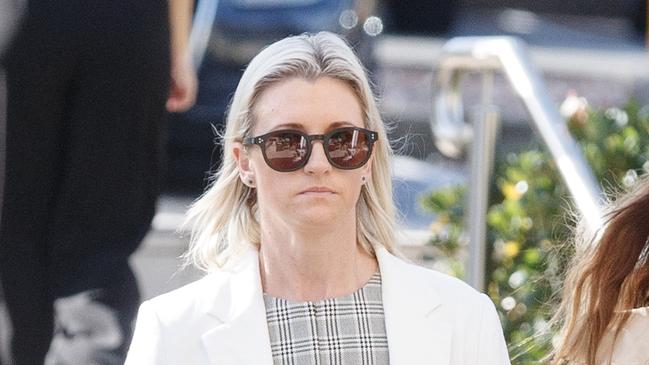 Police officer Amy Scott deserves a medal named in her honour after the bravery she displayed in taking down mass murderer Joel Cauchi. Picture: NewsWire / Nikki Short
