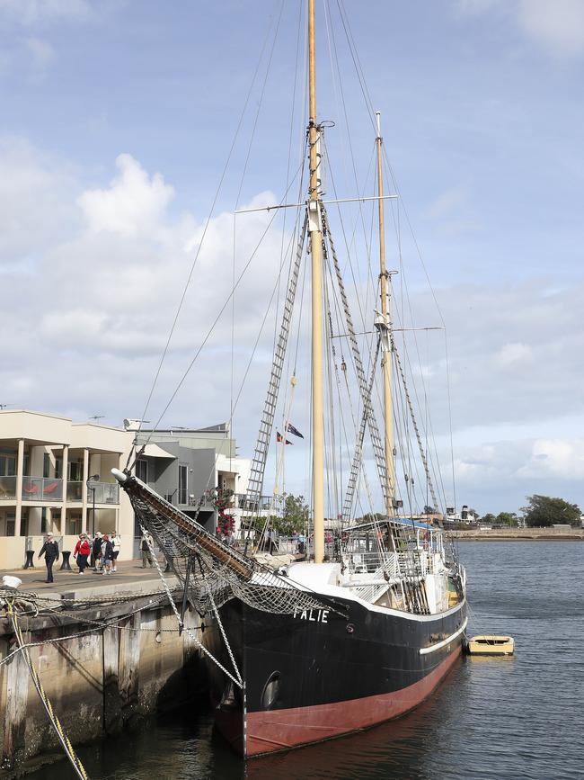 The tall ship Falie. Picture: Sarah Reed