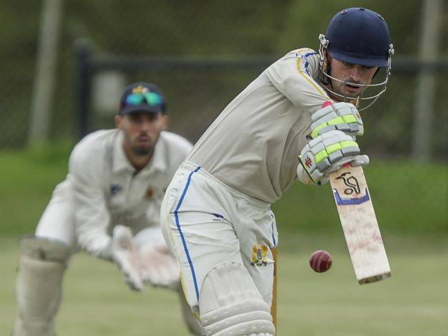 Luke Heath batting. Picture: Valeriu. Campan