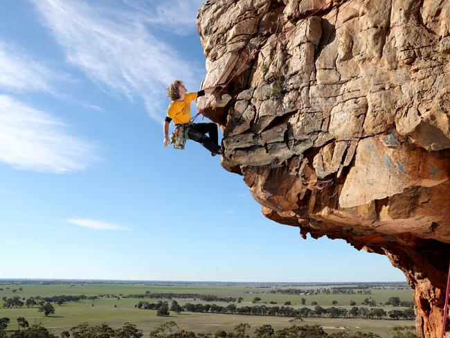 The Australian Climbing Association Victoria president said everyone deserved the right to have their say on how public land was being managed. Picture: David Geraghty