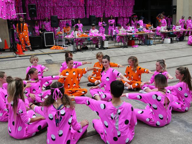 Onesie World Stompin during the Mofo Block Party at Inveresk. PICTURE CHRIS KIDD