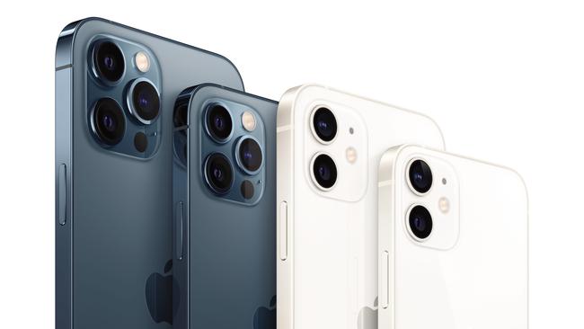 Apple’s four iPhone 12 models feature different camera setups.