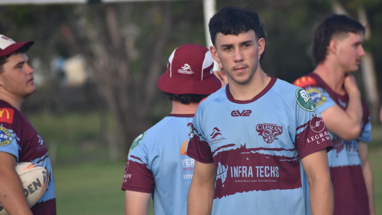 CQ Capras under-19 squad at a pre-season training session at Kettle Park, Rockhampton, on December 18, 2024.