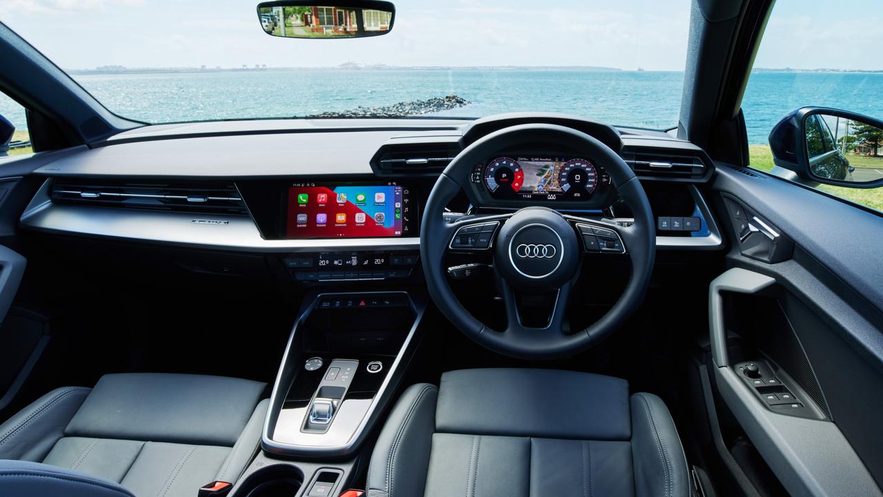 The Audi A3 has a delightful interior.