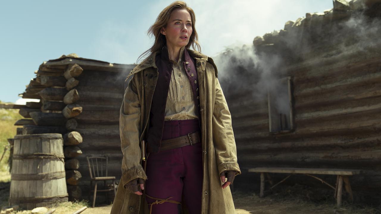 Emily Blunt in a scene from the Amazon Prime Video Western The English.