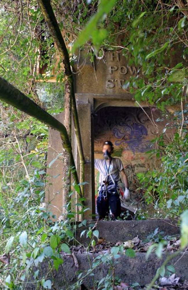 The entrance to the underground power station on the eastern bank of the Barron River. Picture: Sgt Marshall