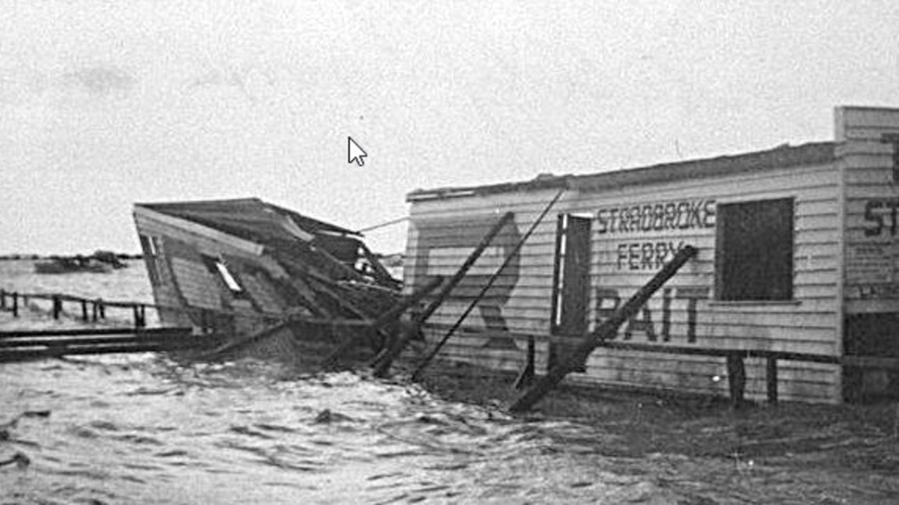 More than 20 people were killed in 1954 when the Great Gold Coast Cyclone hit. Picture: Supplied