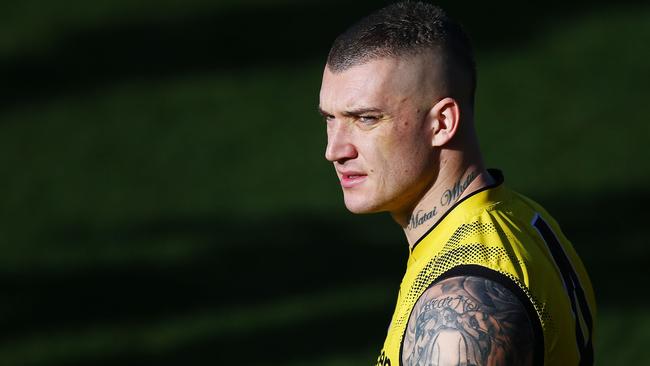 Dustin Martin at Richmond training.