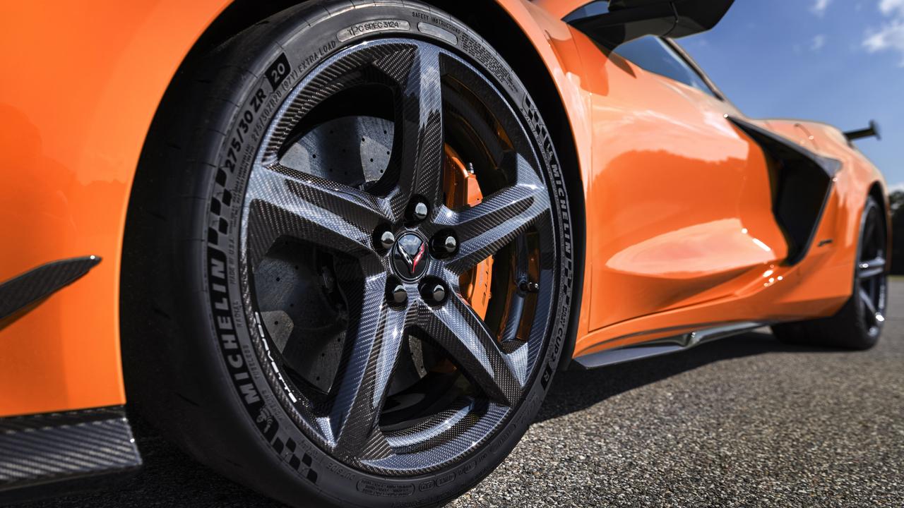 New wheels made in Australia are optional on the Corvette Z06.