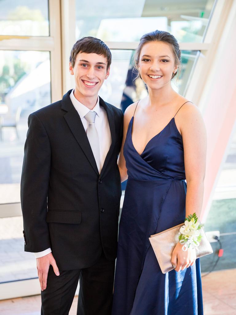 Caleb Durston and Bonita Gouws at the 2016 St Philip’s College year twelve graduation and valedictory dinner. Photo: EMMA MURRAY / NT NEWS