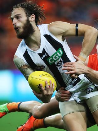 James Aish left Brisbane for Collingwood at the end of his second season. Picture: Phil Hillyard