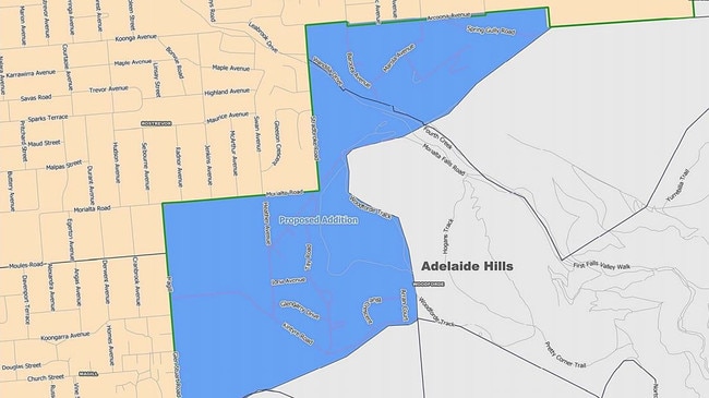 A map of the proposed boundary changes. Picture: Supplied