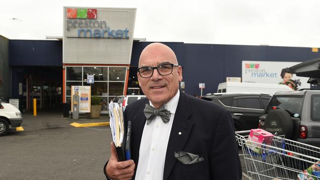 Manny Spiteri, who is advocating for stallholders, says traders at Preston Market are at ‘breaking point’. Picture: David Smith