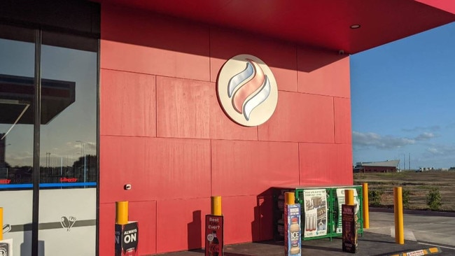 Liberty Oil at the Bundaberg Airport was one of the seven service stations the defendant stole fuel or food from. Photo credit: Shankar Kotha / Google Maps