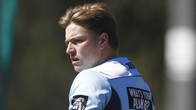 Greg West of New South Wales is seen during a training session at Junction Oval in Melbourne, March 27, 2019. (AAP Image for Cricket Australia/Daniel Pockett)