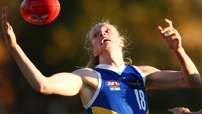 Could ruckman/forward Sam Hayes fall to the Crows at their first pick? Picture: Getty