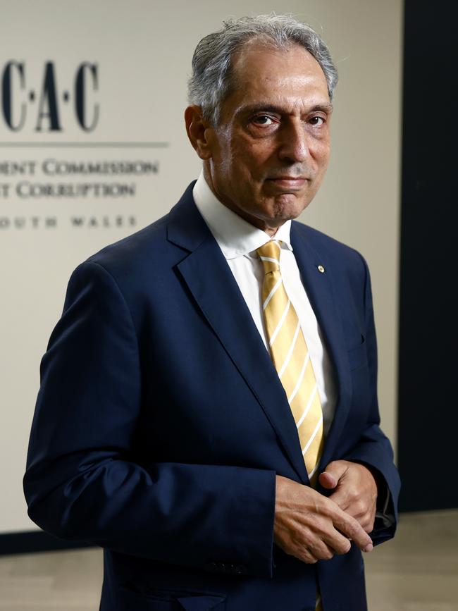 NSW ICAC commissioner John Hatzistergos. Picture: Richard Dobson