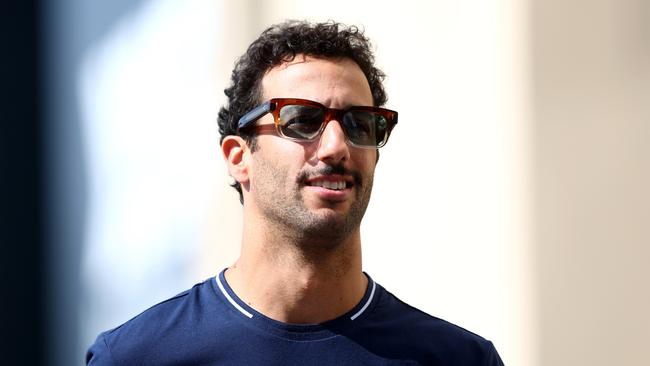 Daniel Ricciardo is loving the Red Bull speculation swirling around. (Photo by Clive Rose/Getty Images)