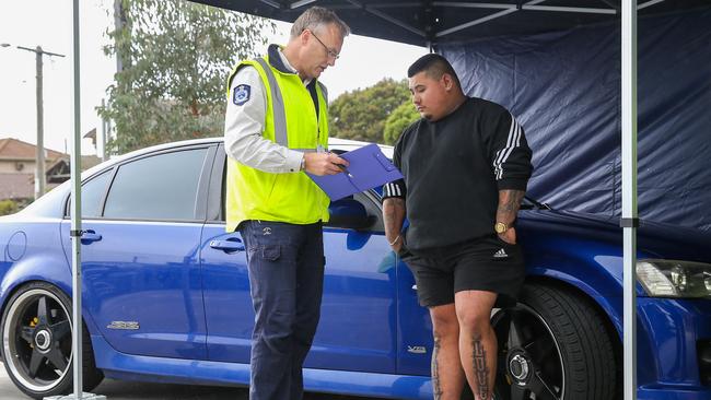 Tyres, brakes, suspensions, tints and seatbelts were inspected, while the Environmental Protection Agency conducted noise tests.