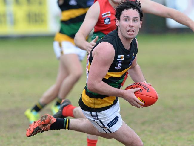 Ethan Johnstone is always dangerous near goals. Picture: AAP/ Chris Eastman