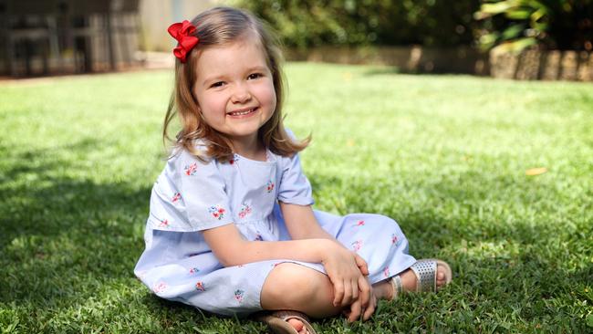 Matilda Donald’s life was saved by a breakthrough medication. Picture: Richard Dobson