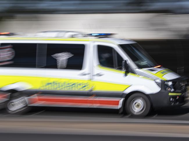 Two in hospital after rolled car shuts lane on country road