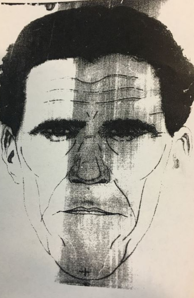 Police drew this picture of the suspect after talking with witnesses. Picture: Cobb Country Police Department