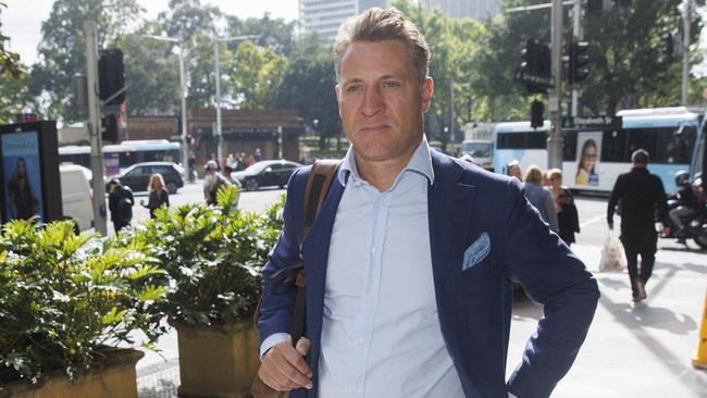 Fredrik Blencke arriving at Downing Centre Courts today. Picture: David Swift