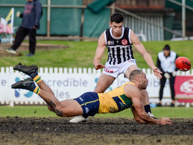 Ellis-Yolmen returned to Woodville West Torrens in the SANFL in 2022. Picture: Brenton Edwards.