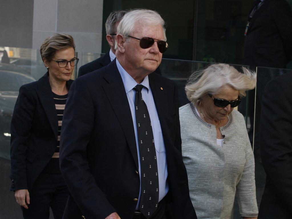 The Glennon family pictured leave the Supreme Court after the verdict. Picture: Billie Fairclough/Post Newspapers