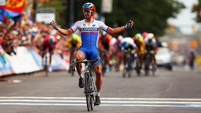 Peter Sagan has able to enjoy the moment he became world champion.