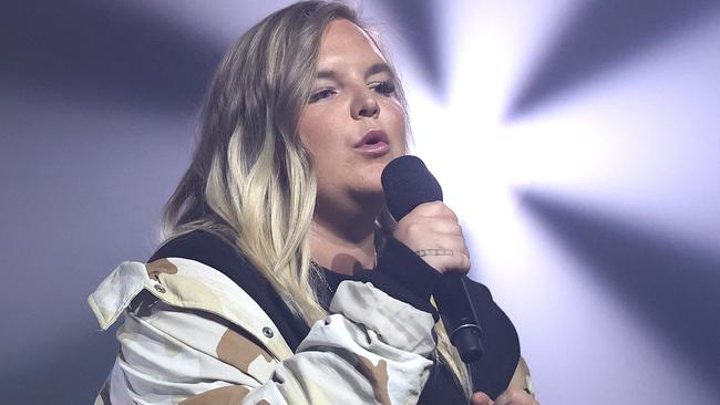 The Dance Monkey singer declared Australia ‘f***ed right now’. Picture: Ryan Pierse/Getty Images.