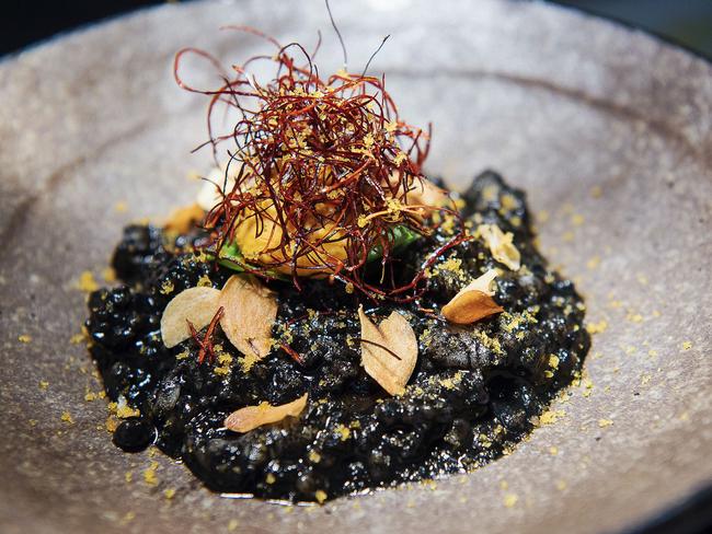 Squid ink Fregola. Picture: Supplied