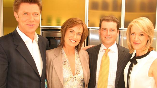 Stefanovic said Grimshaw showed him the ropes of morning television. Picture: Nine