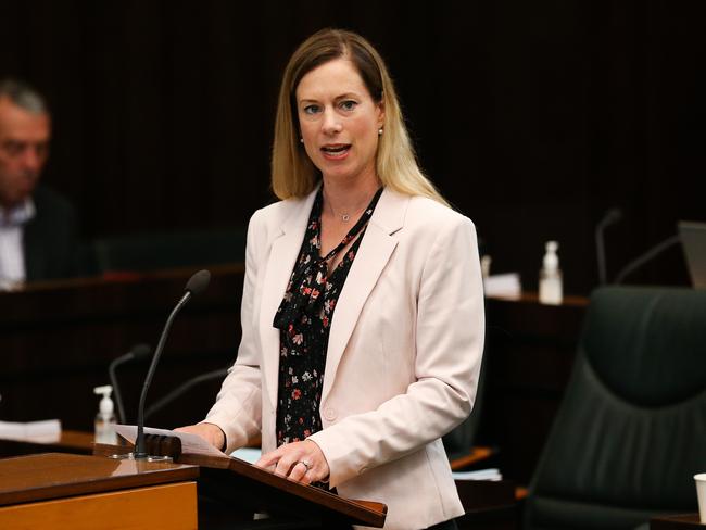 Labor leader Rebecca White is facing a tough year in Parliament. Picture: Zak Simmonds