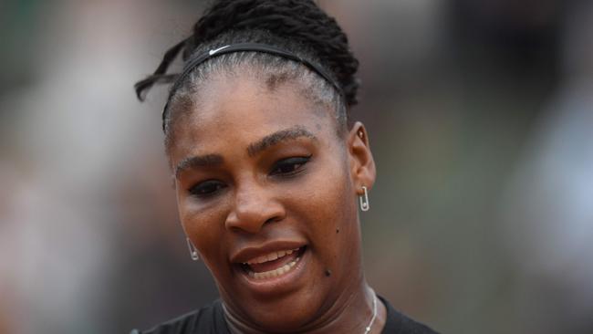 Serena Williams said she was “beyond disappointed” to have to withdraw from the French Open.